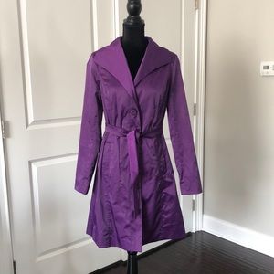 Mossimo Purple Trench Coat